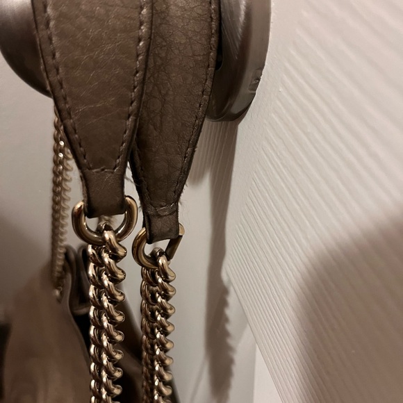 Gucci Brown Leather Shoulder Bag - Picture 3 of 4